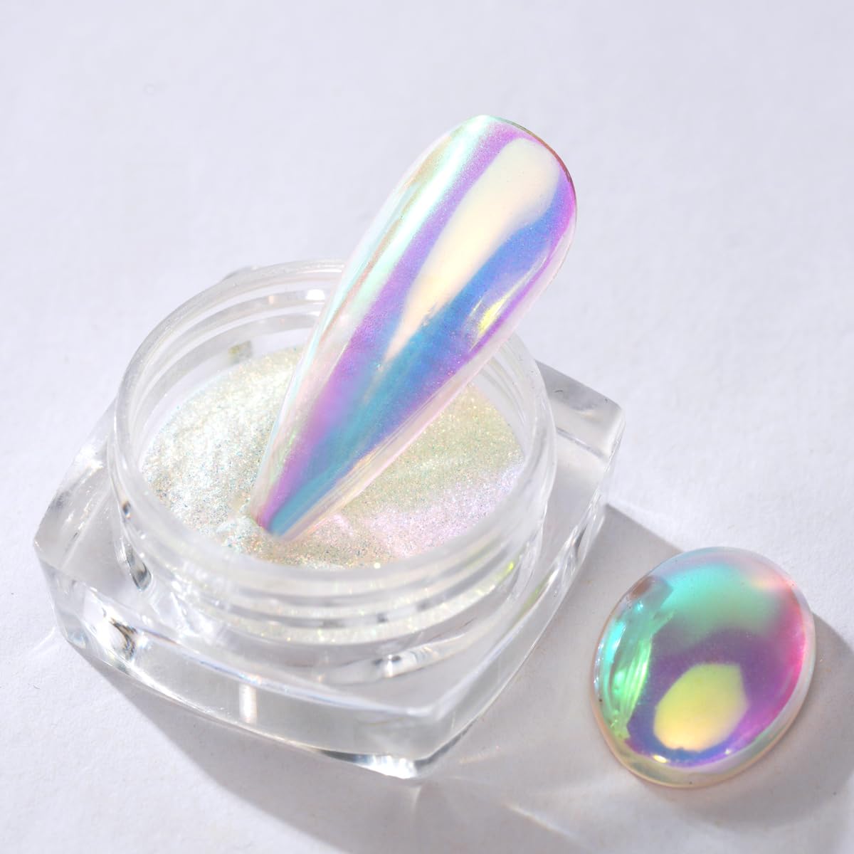 Aurora Pink Chrome Nail Powder