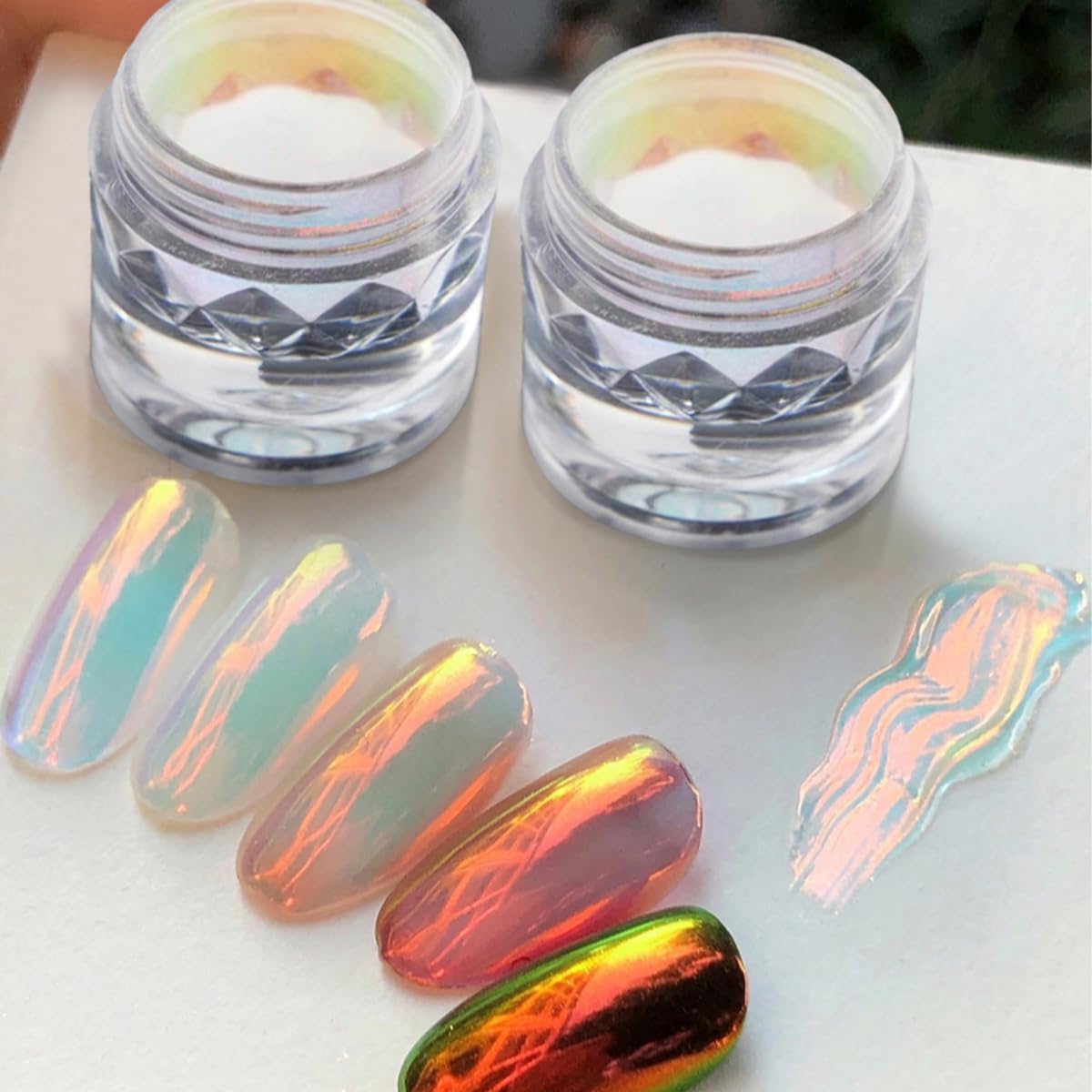 Holographic Aurora Chrome Powder