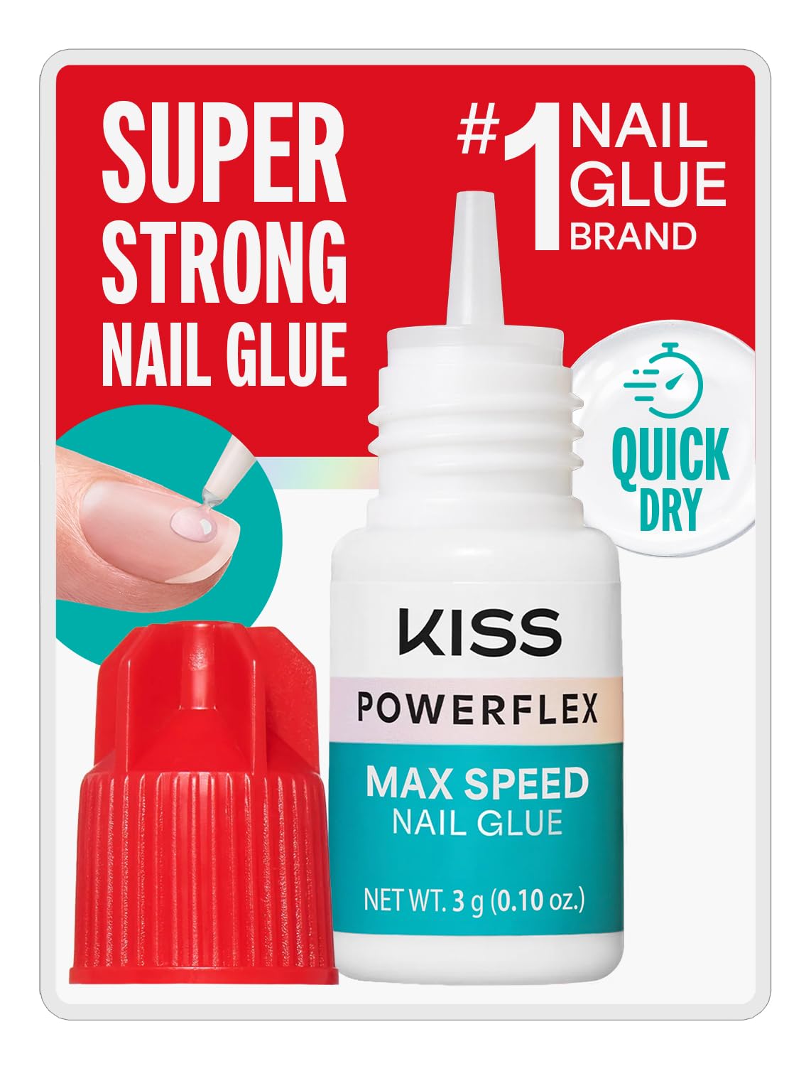 Maximum Speed Nail Glue - 3g Tube