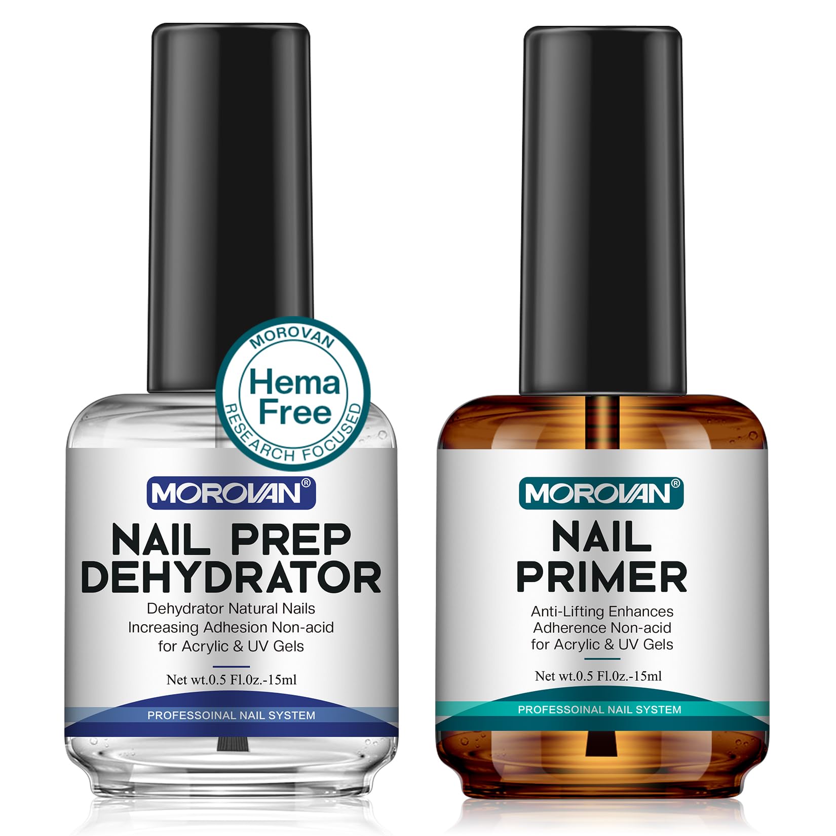 Nail Dehydrator and Acid-Free Primer Set