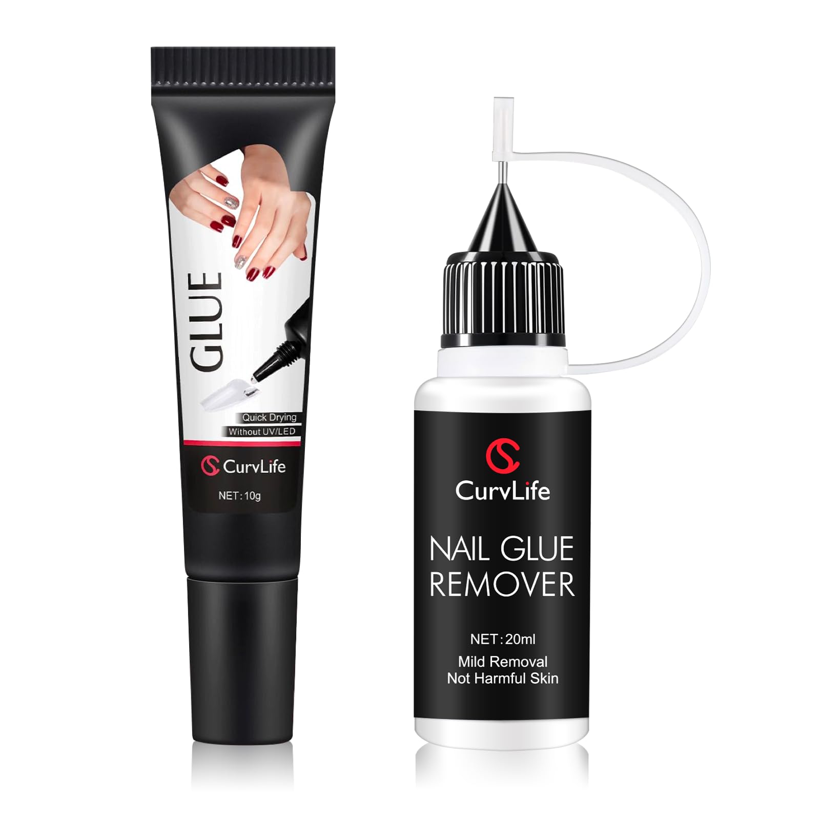 Press-On Nail Glue and Remover Kit